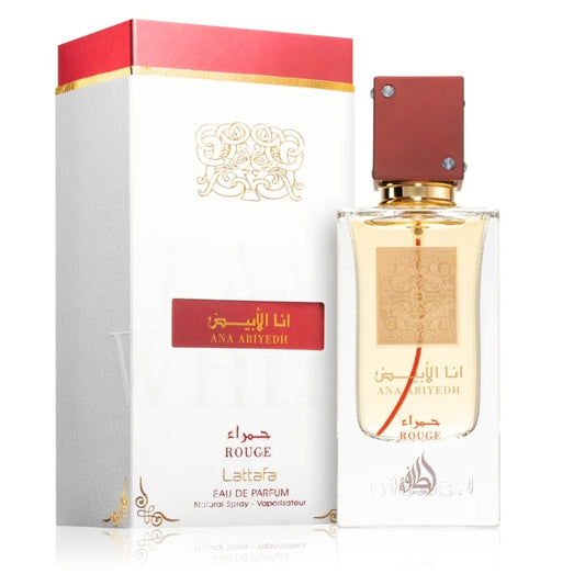 Perfume de Mujer ANA ABIYEDH ROUGE.  Original Lataffa de 60 ml. Puede Recordarte a Bacarat Rouge. Alta perfumería. Perfume árabe mujer. Premium, Alta durabilidad.