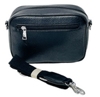 BANDOLERA de calavera con pedrería: Elegancia gótica en piel PU