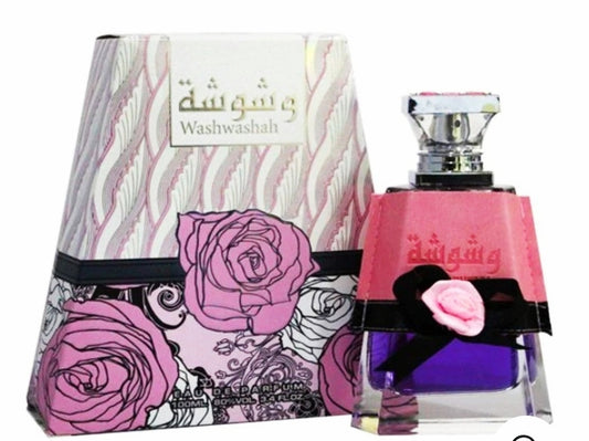 Perfume WASHWASHAH de Lataffa de 100 ml. Alta perfumería. Perfume árabe mujer. Premium, Alta durabilidad