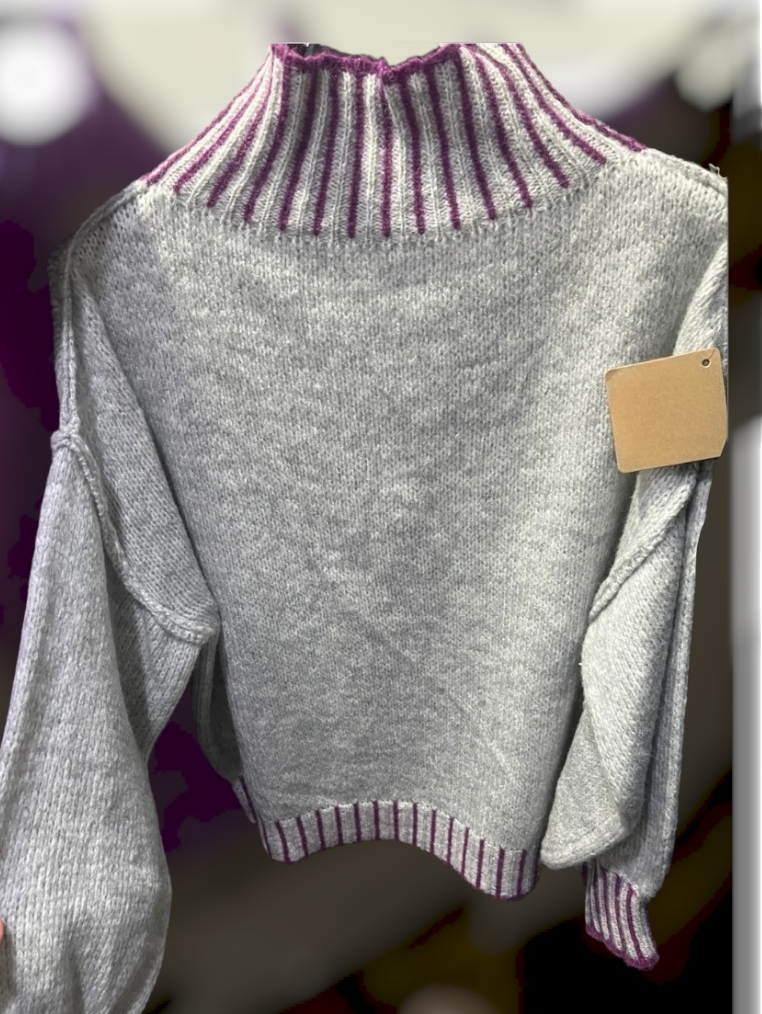 JERSEY achuchable. Disponible en GRIS y en MORADO. Novedad