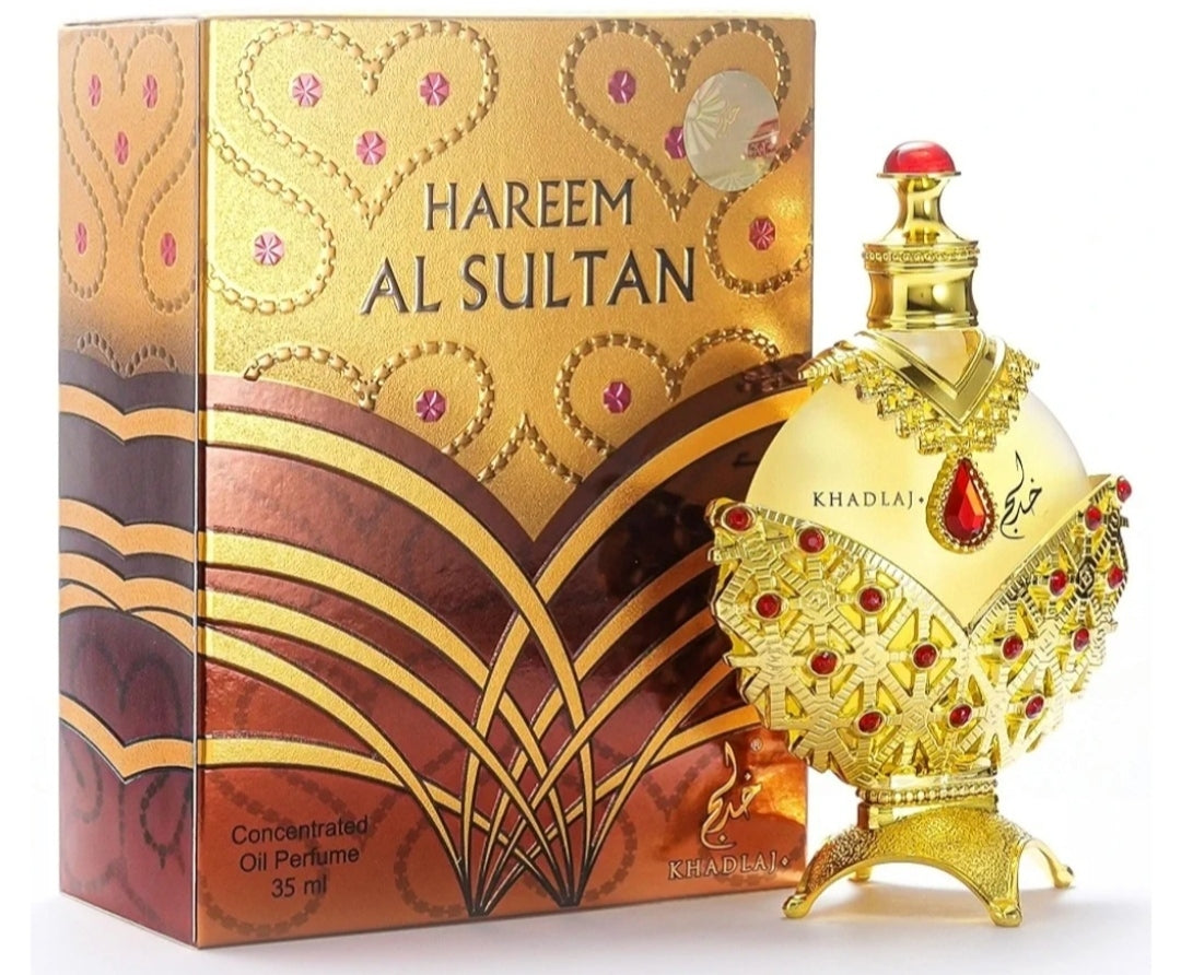 Aceite de perfume femenino Hareem Al Sultan. 30 ml. Perfume árabe mujer.