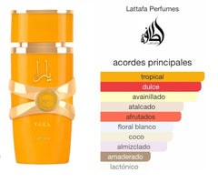 Pack 3 Perfumes YARA:  ROSA, MOI + TOUS.  Lataffa Original. 100 ml. Perfume árabe mujer. Alta durabilidad. Perfume seducción