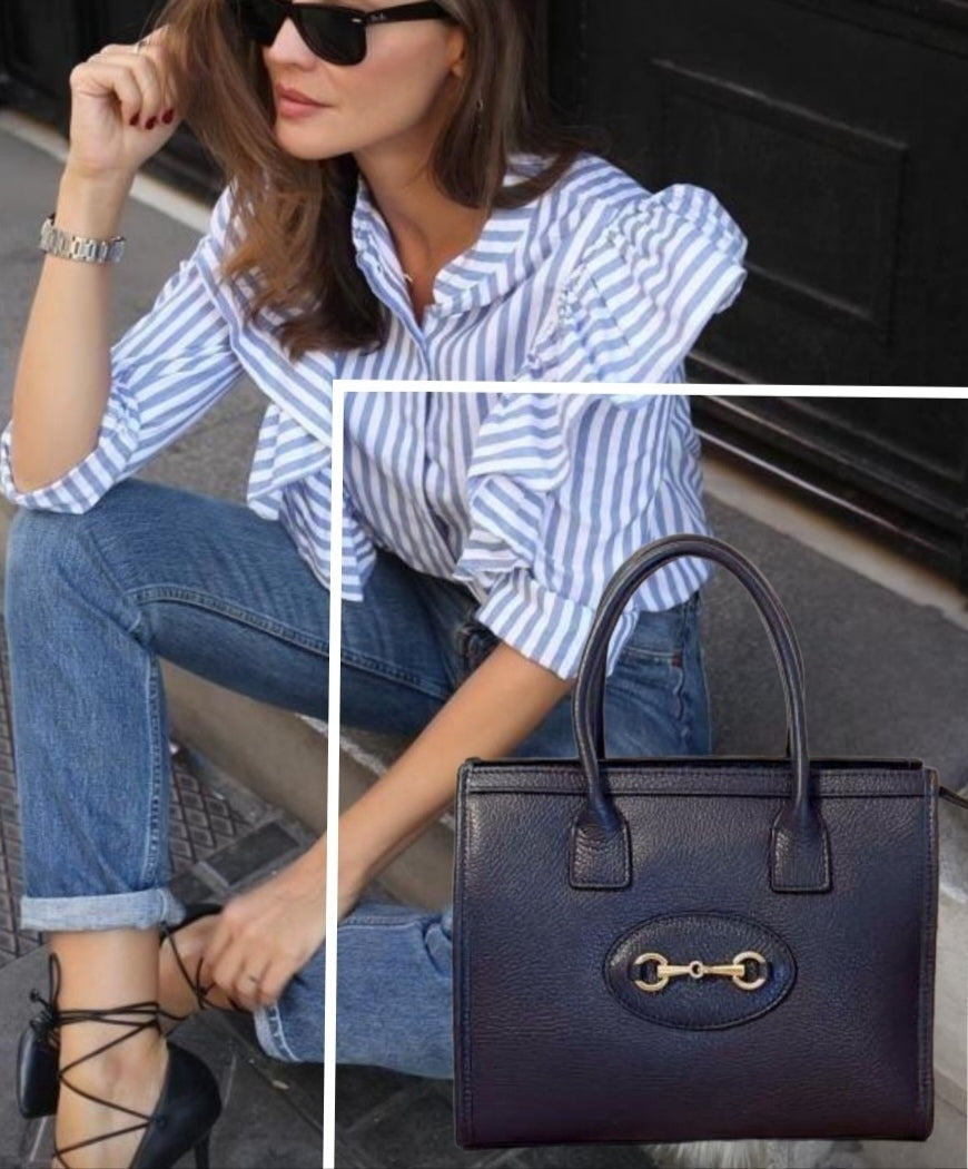 Bolso estilo LW de piel auténtica. NOVEDAD. Disponible en 4 colores