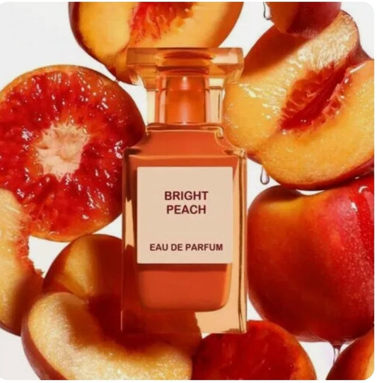 Perfume de Mujer BRIGHT PEACH de Maison Alhambra " de 100 ml. AFRUTADO y DULCE. Alta perfumería. Perfume árabe mujer. Premium