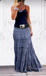 Crochet long skirt