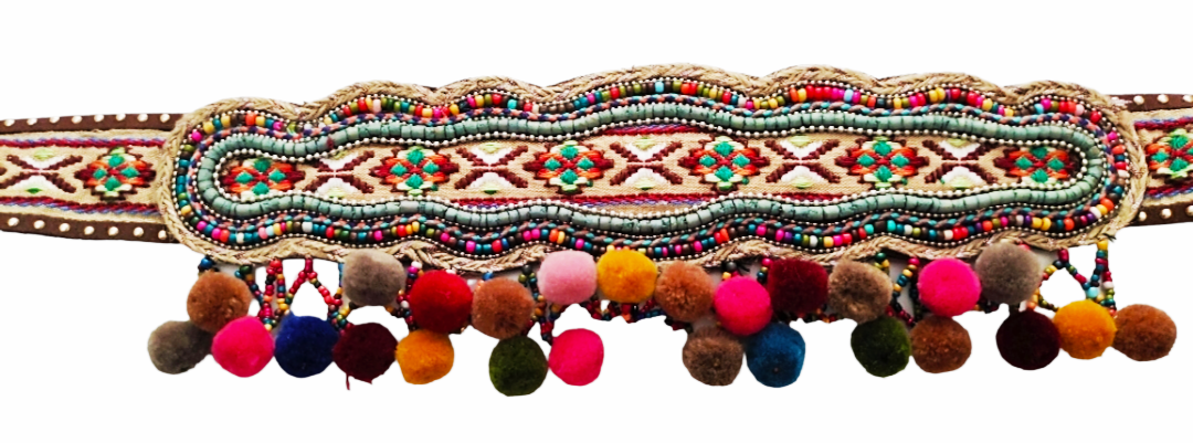 Cinturón multicolor boho