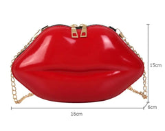 Red LIPS bag