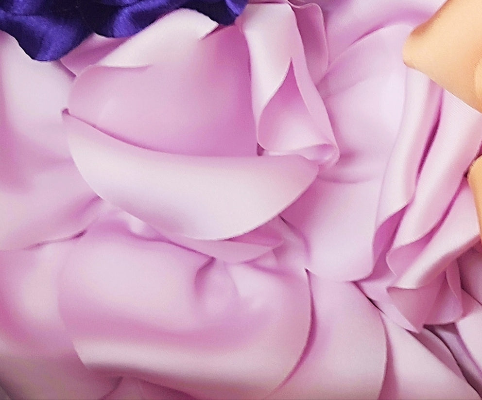 Flower brooch + Flower hair clip. Available in various colors