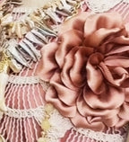 Flower brooch + Flower hair clip. Available in various colors