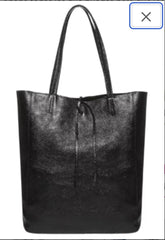 Bolso Tote bag de piel en plateado. GENUINE soft LEATHER. Silver Soft Leather Tote, Silver Shopper, Shoulder Bag Silver, Work Handbag Silver