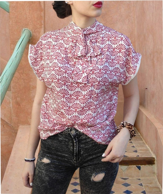 Blusa VERONA. Algodón 100 %. Talla ÚNICA: da desde la 34 hasta la 38.