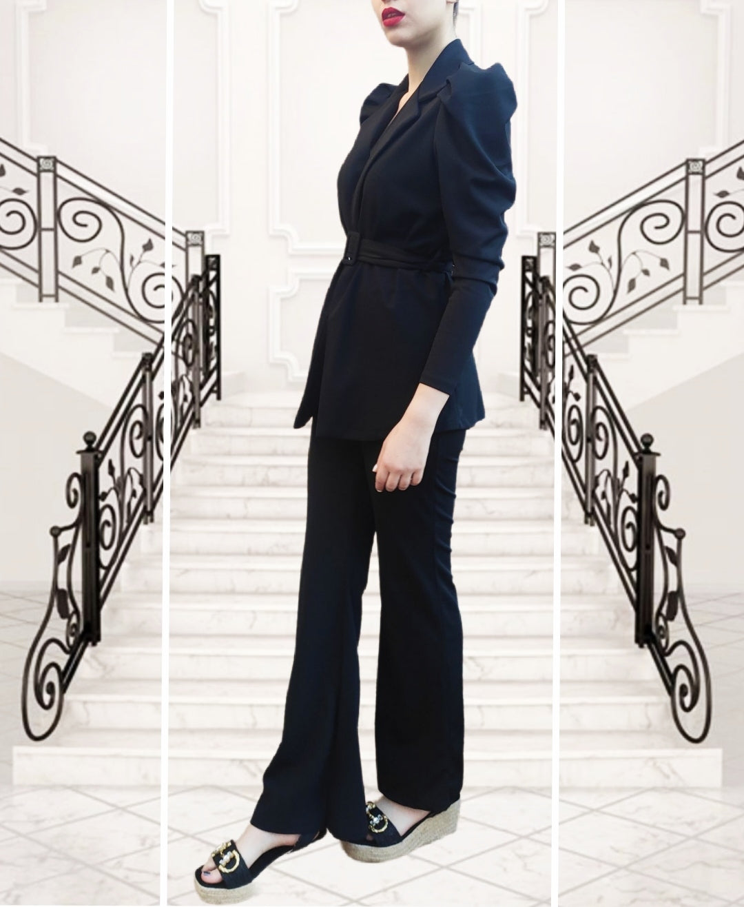 TRAJE mod. PAULA en NEGRO. Da hasta talla 40. Sólo 1 unidad