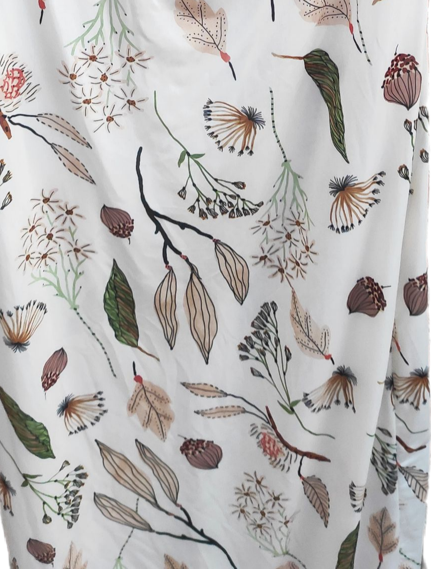 VESTIDO mod. NATURA. Vestido lencero de seda fría . Muy cómodo. Talla única