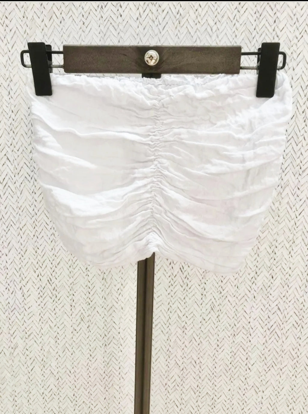Top SUN de lino. Muy cómodo. Talla única, da hasta la 40-42. Ideales!!