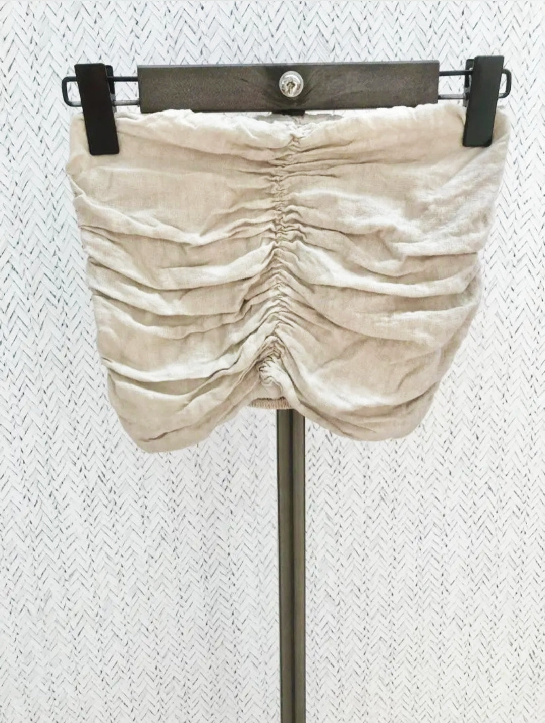 Top SUN de lino. Muy cómodo. Talla única, da hasta la 40-42. Ideales!!