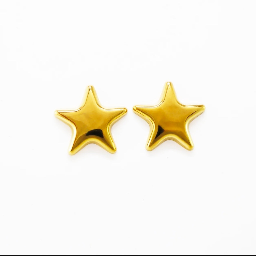 Coleccion BELEN. PACK PULSERA + PENDIENTES Acero Inoxidable acabado ORO. Modelo ESTRELLAS. Ideal, monísima ¡ Disponible también la Pulsera en Acero Planta