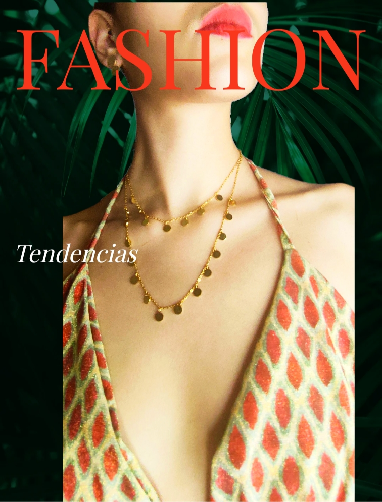 CONJUNTO Mod ROMA. Lurex Dorado, teja oscuro y verde salvia. Falda larga. Talla única. Da hasta la talla 38