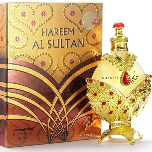 Aceite de perfume femenino Hareem Al Sultan. 30 ml. Perfume árabe mujer.