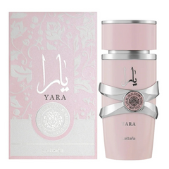 Pack: YARA Woman + ASAD Man by Lataffa. 100 ml. Arab women's perfume. Arab men's perfume. HIGH PERFUMERY