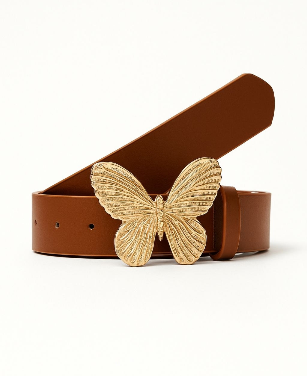 Anillo Mariposa. Acero Inoxidable Oro