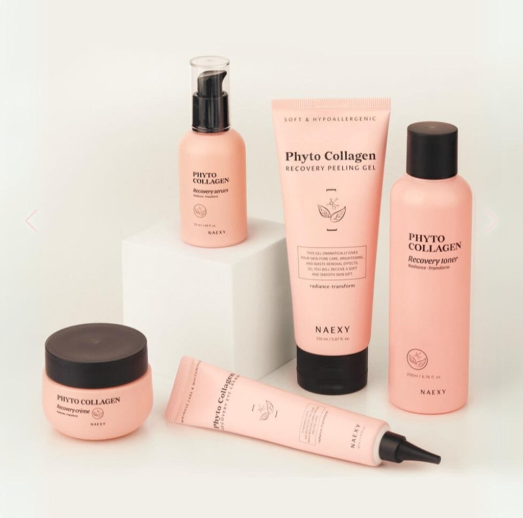 Pack de 5 productos de Cosmética Coreana Naexy con Phytopantenol