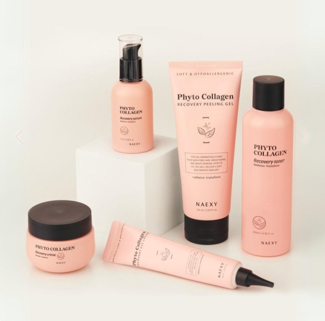 Pack de 5 productos de Cosmética Coreana Naexy con Phytopantenol