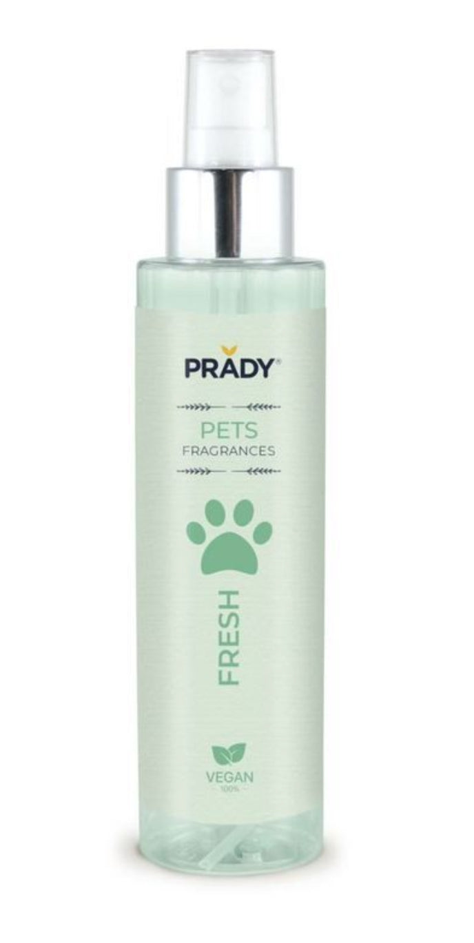 Eau de Toilette en spray para Mascotas. Marca Prady con Pulverizador de 250 ml. Hecho en España