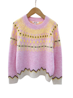 Jersey con grecas en color Amarillo. Modelo Candy. Talla Única. Calidad PREMIUM