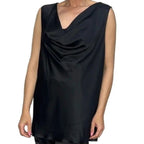 Top Talla Grande. Top de satén en varios colores: ROJO, NARANJA, FUCSIA y NEGRO.