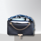 Bolso ÁNGELA. Bolso de tela vaquera. Se puede usar como bandolera o como bolso de mano