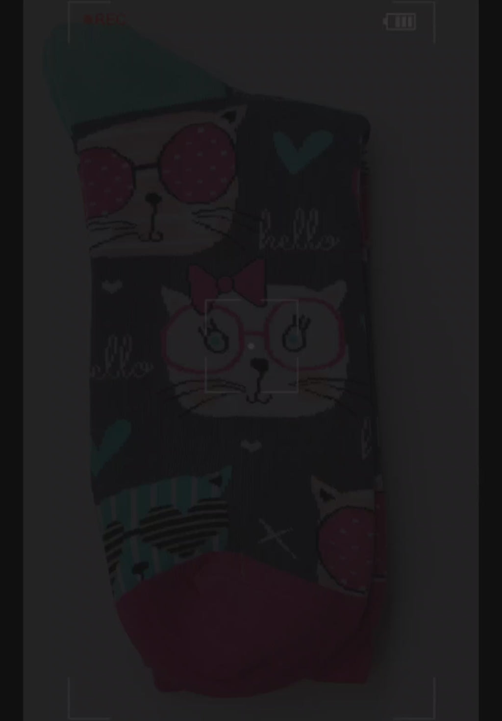 Calcetines de GATOS. Talla única de adultos. Da talla 35 hasta la 43 EU