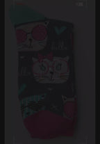 Calcetines de GATOS. Talla única de adultos. Da talla 35 hasta la 43 EU