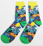 Calcetines divertidos con estampado de GRAFFITI