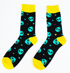 Pack 8 socks UNIVERSE, PLANETS, ROCKETS and ALIENS