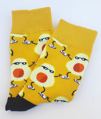 Calcetines Divertidos con estampado de  AGUACATES. Unisex. Talla única