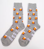 Calcetines divertidos con estampado de CERVEZAS
