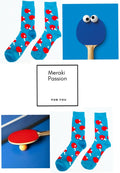 Calcetines divertidos con estampado de Ping- pong